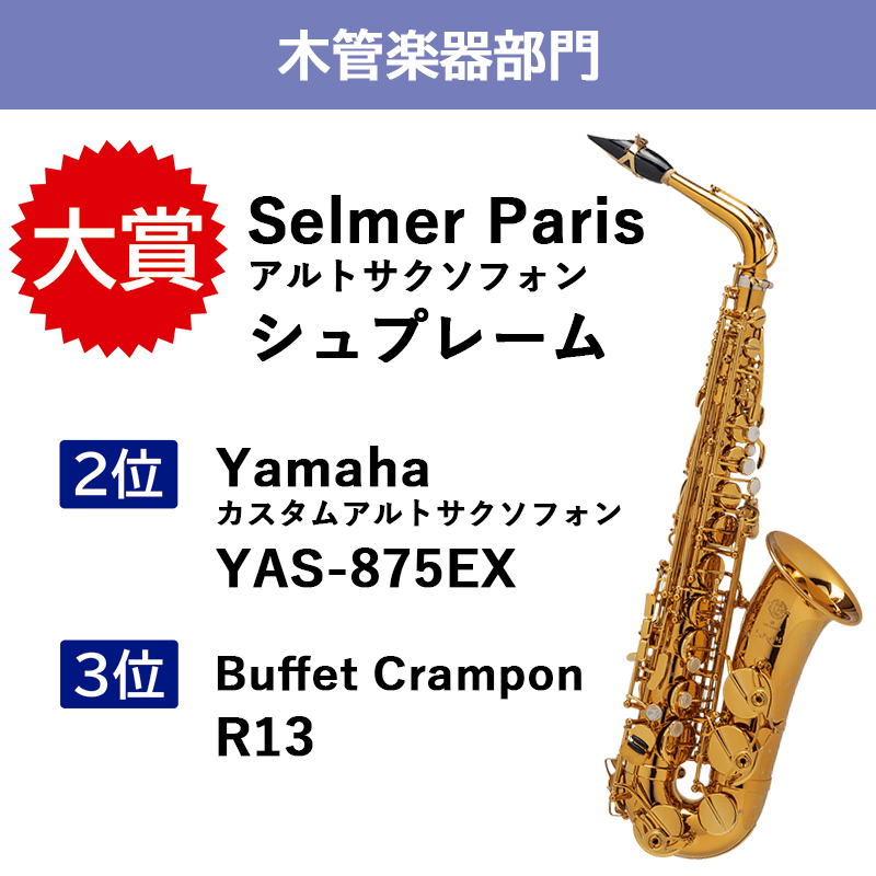 SELMER Paris アルトサクソフォン シュプレーム（ダークゴールドラッカー）